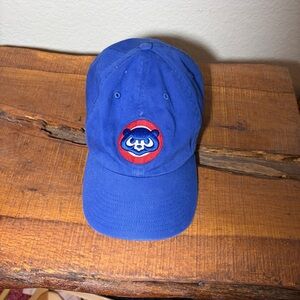 47 Brand MLB Chicago Cubs OSFA adjustable baseball Cap blue and red bear
